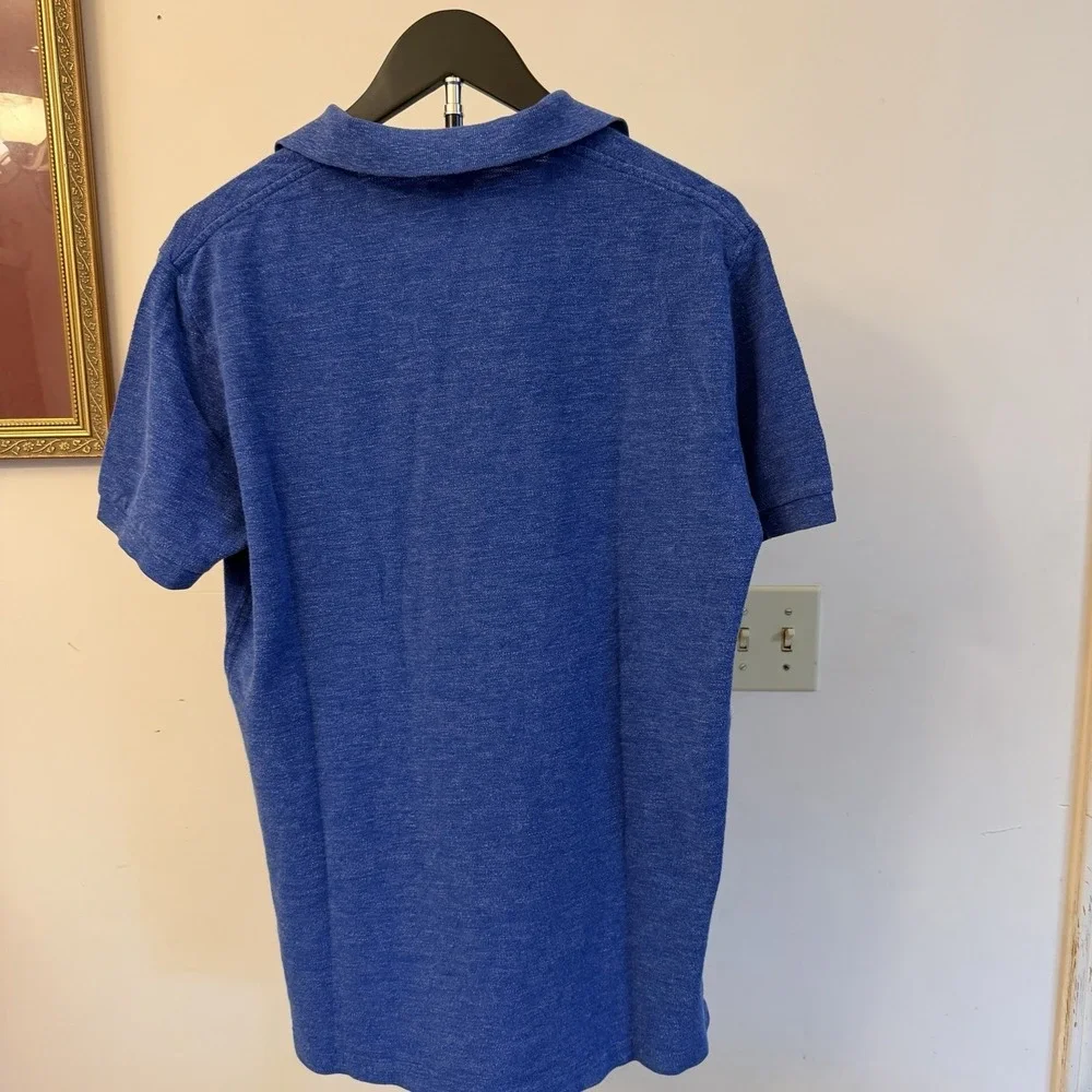 Polo Ralph Lauren Polo Shirt Blue Short Sleeve Sz Medium